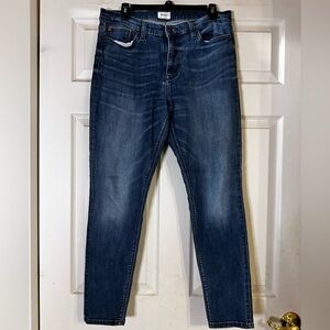 EUC Hudson Krista Super Skinny Jeans Womens Blue Denim Stretch Luxe Soft Size 31